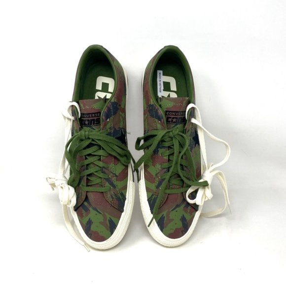 💖MEGA SALE💖Converse One Star Pro Low Top Cypress Green Women’s Canvas A03678C - Picture 9 of 10